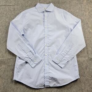 Thomas Mason x Todd Snyder Button Up Dress Shirt size 15 Blue *Read*